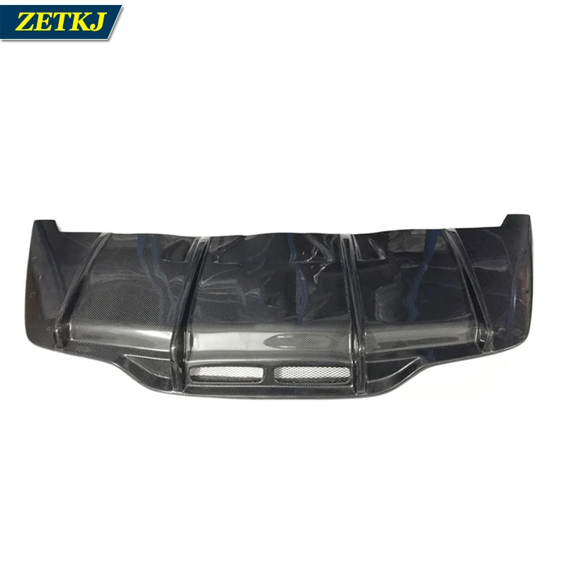 PSM Style Carbon Fiber Material Rear Bumper Lip Spoiler Diffuser For Benz C Class C200 C63 W205 AMG Sedan Car Styling 2015 Up