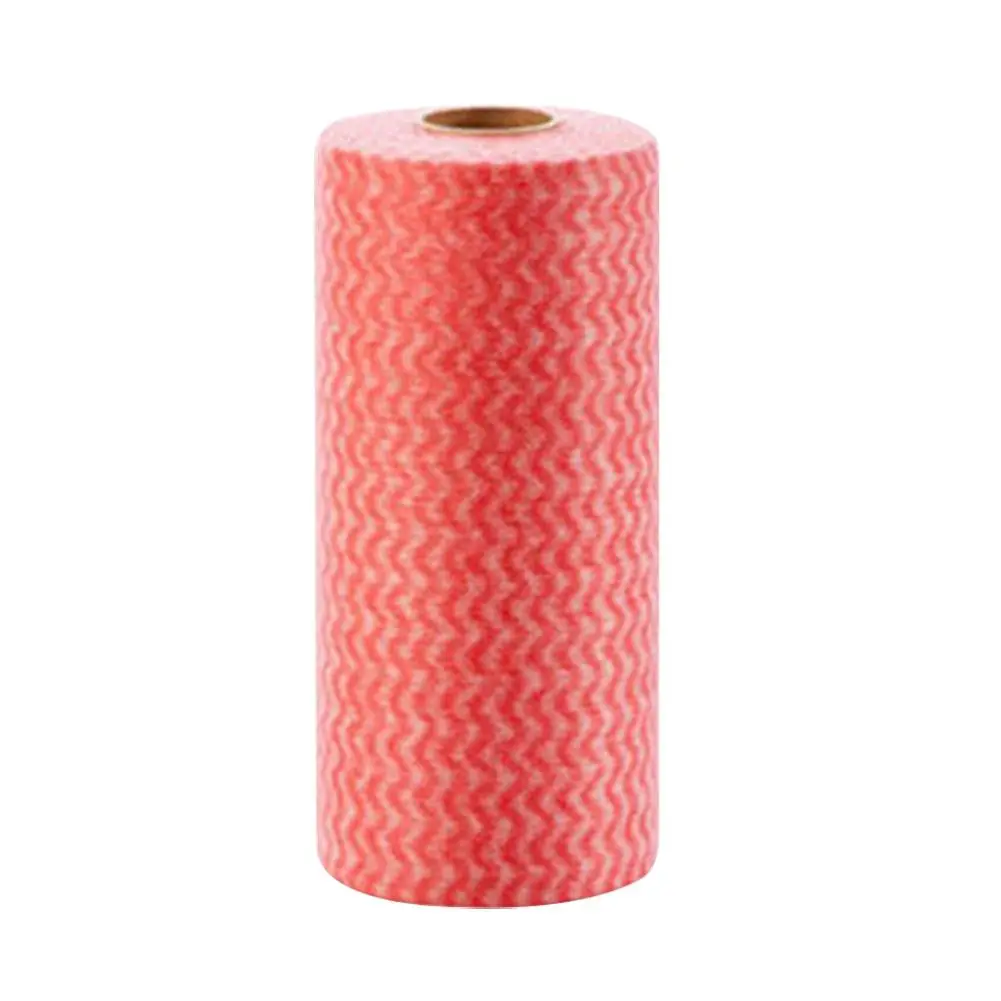 50 Paper Towel Roll Cleaning Cloth Disposable Cleaning Wipe Cloth Kitchen Household Dish Towel Cleaning Cloth Cleaning Towe S5I6