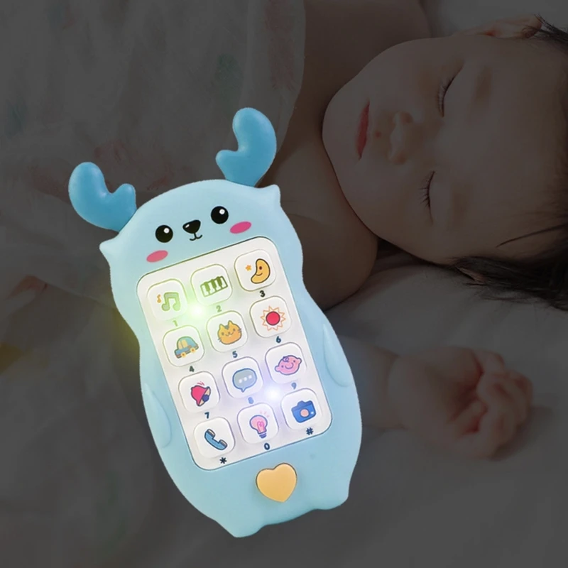 Puzzle Toy Baby Phone Toy Light Up Grasp Toy Light Sound Toy