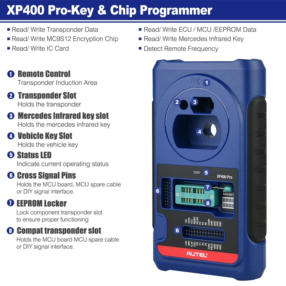Autel MaxiIM IM608S II Komplettset Schlüsselprogrammiergerät All-in-One Top IMMO Schlüsselprogrammier-Tool mit GBOX3 APB112 IMKPA, 2 Jahre Update – Detail 27