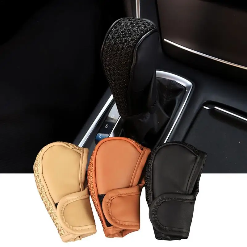 Car Handbrake Cover Vehicles Interior Decor Accessories Handbrakes Protective Covers Comfortable Grip Auto-Shift Gear Cover