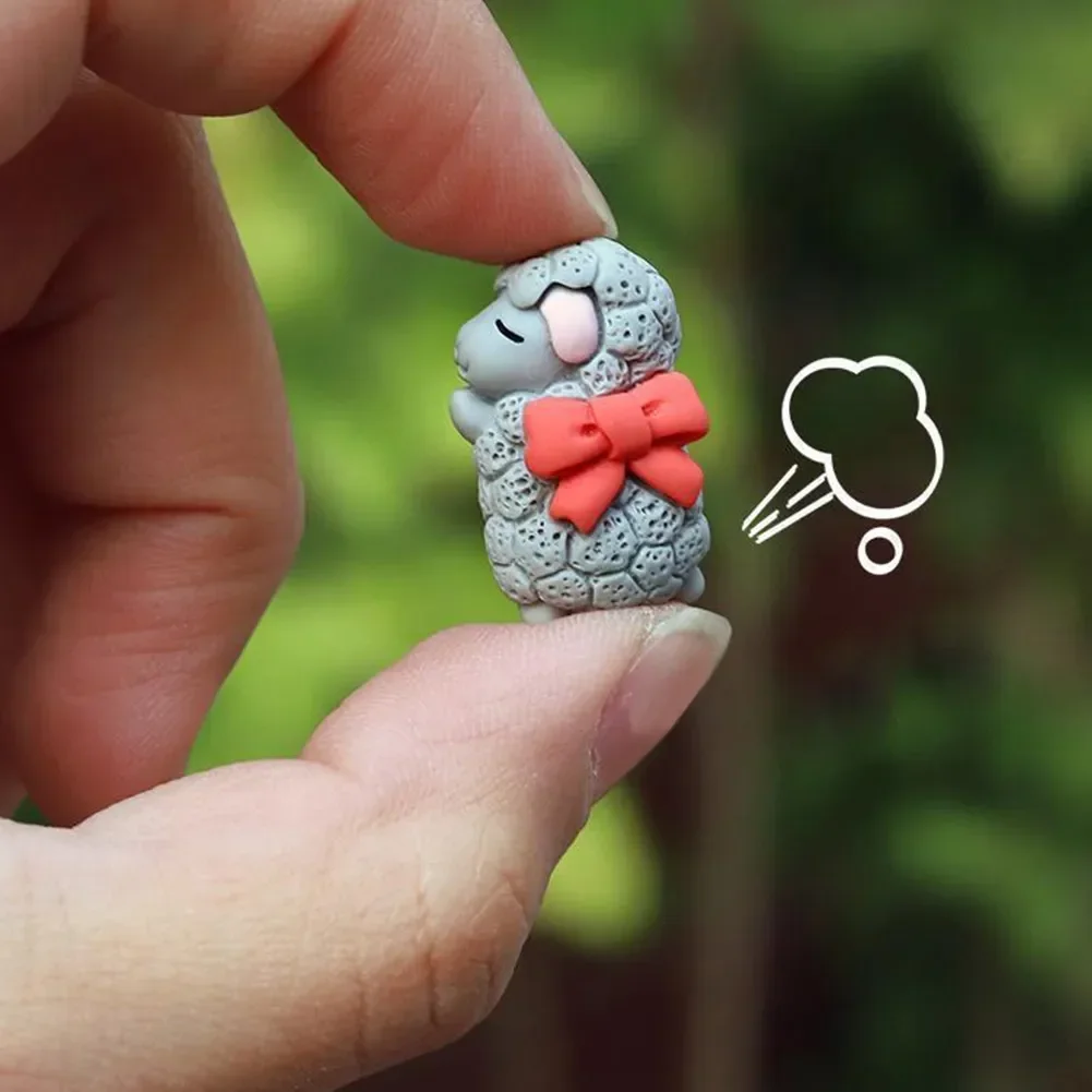 1/6pc mini painel do carro brinquedos bonito brinquedo animais ornamentos de carro presentes acessórios do carro decoração interior pingente decoração