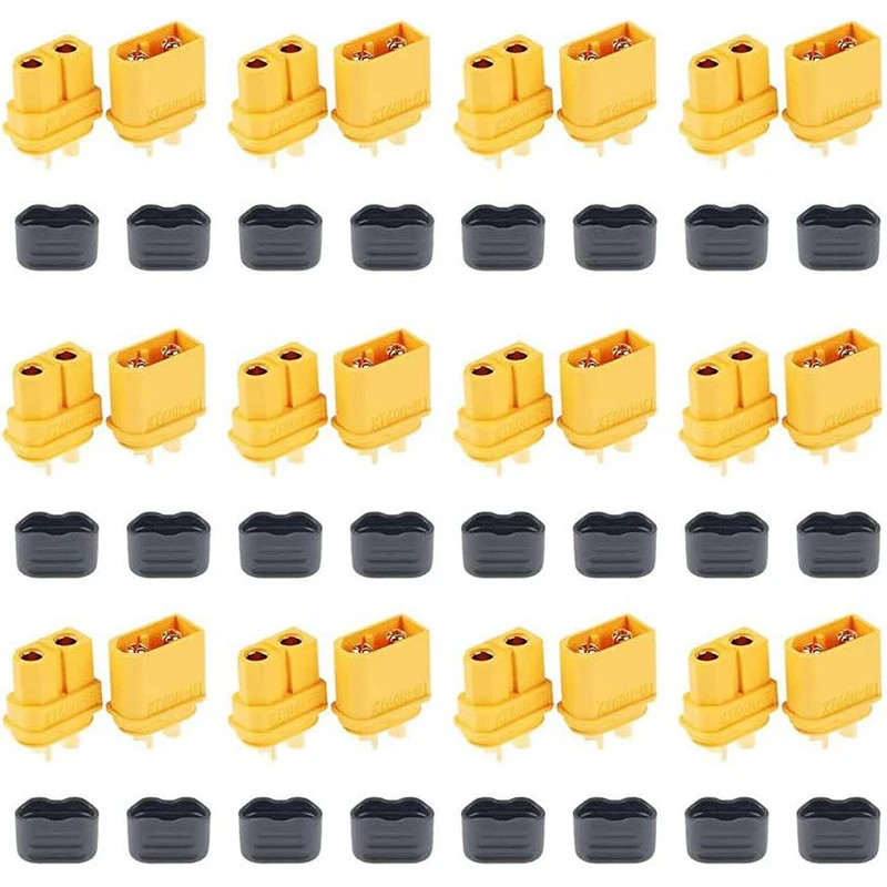 12 Pairs XT60H Männlich Weiblich Stecker Stecker Mit Mantel Gehäuse XT60H Stecker Für Rc Lipo Batterie Drone Auto Boot