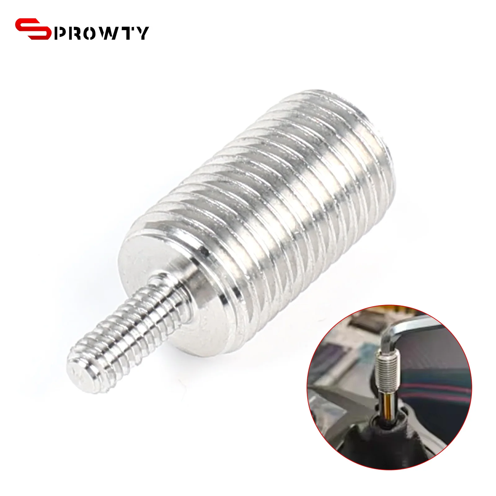 

M12x1.25 Stainless Steel Gear Shifter Adapter Screw for Logitech G25 G27 G29 G920 Steering Wheel Modification
