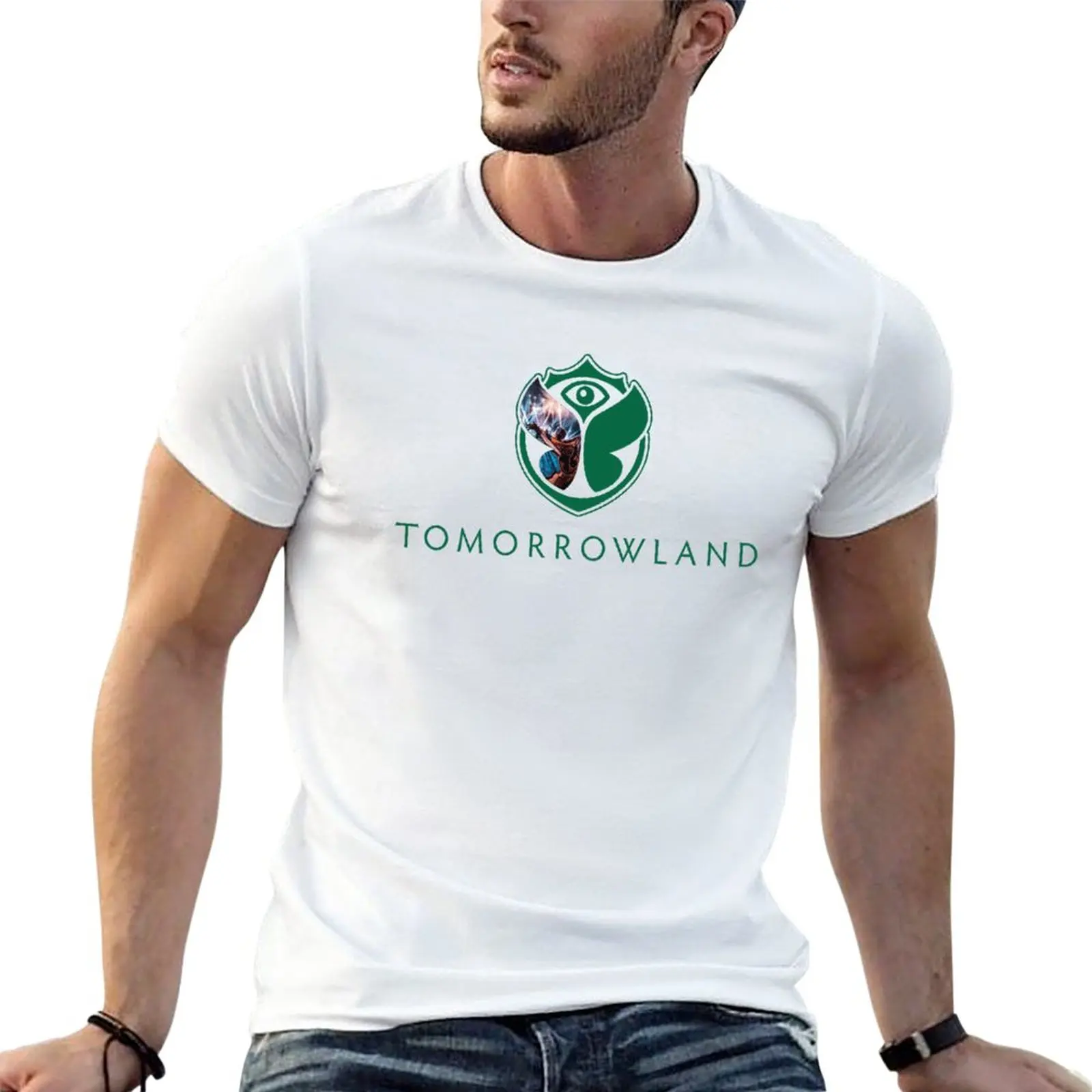 New Tomorrowland design T-Shirt custom t shirts design your own T-shirt short men graphic t shirts