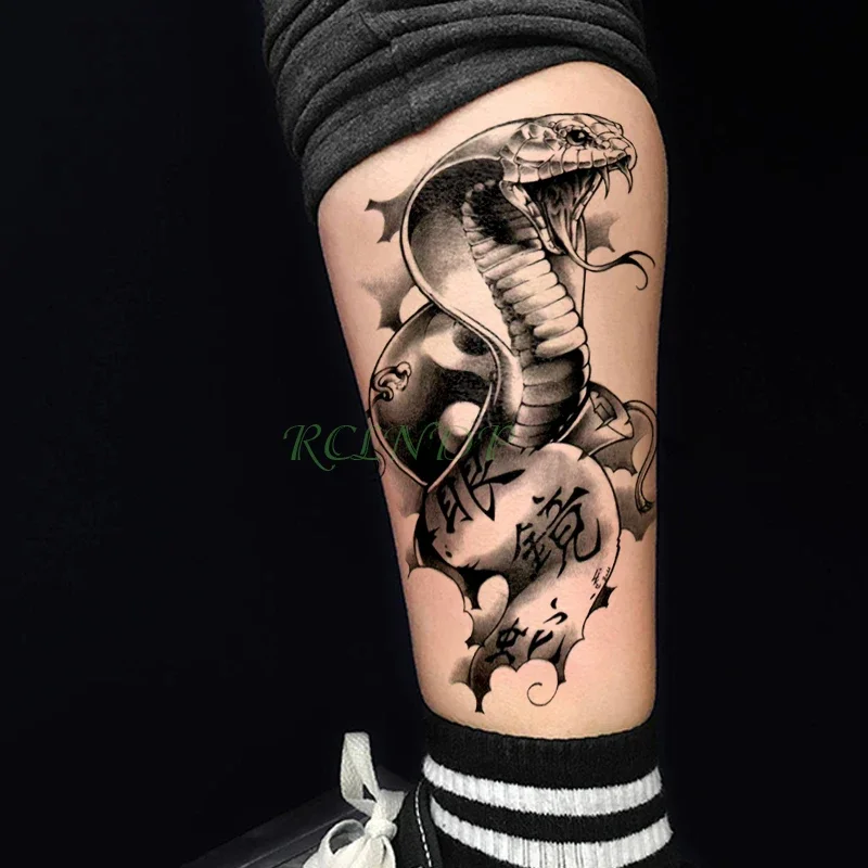 Waterproof Temporary Tattoo Sticker protector of Ancient Egypt Egyptian totem Anubis fake tatto flash tatoo for men women