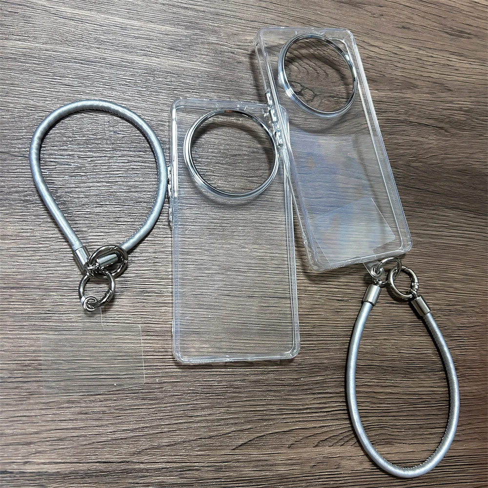 X9C حافظة ذكية كروم زر حلقة الكاميرا غطاء ناعم لهاتف Honor X9B X9A كابا هاتف مقاوم للصدمات مع حزام يد من جلد البولي يوريثان #3