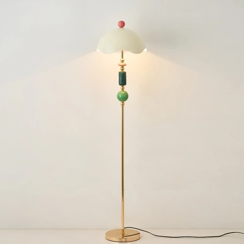 Italian designer French eggshell table lamp bedroom premium light luxury bedside master bedroom atmosphere light