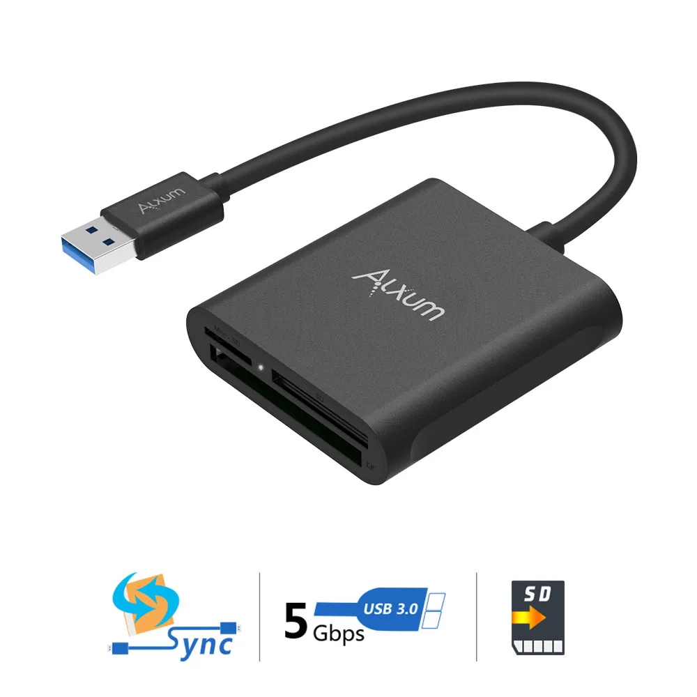 

Alxum 3 в 1 USB 3.0 к SD/TF/CF устройство чтения карт памяти адаптер Micro SD драйвер бесплатно MMC компактная камера для чтения карт памяти для ПК ноутбука