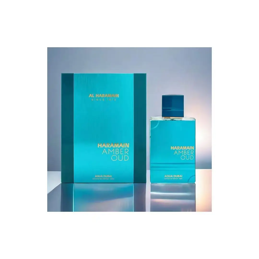 

Al Haramain Amber Oud Aqua Dubai Eau de Parfum Spray for Unisex 60ml Original Arab Perfumes Lasting Aromatic Pheromones Perfume