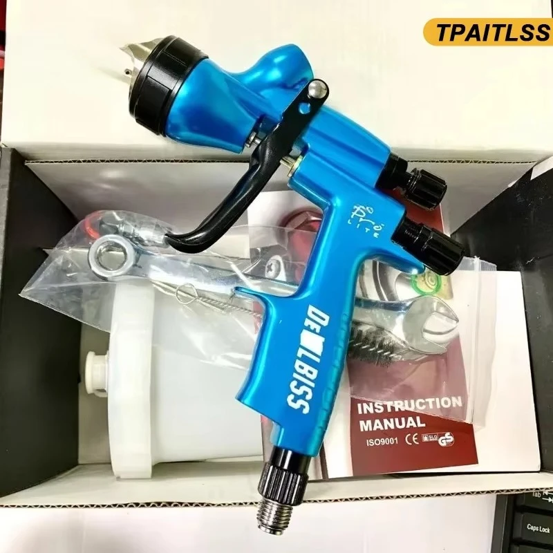 

Tpaitlss Paint 600 мл синий 110B 1,3 мм сопло LVMP пистолет-распылитель для автомобиля со смешанным стеклом воздушный распылитель на водной основе