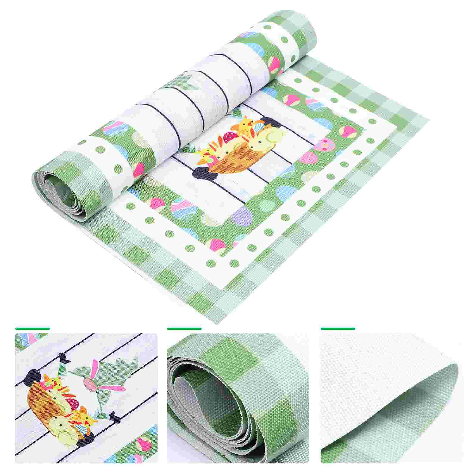 

Dwarf Printed Table Runner Easter Decoration Decorations Festival Tablecloth Baby