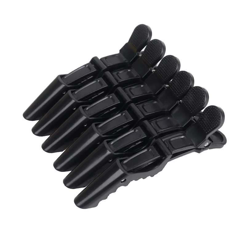 6PCS Alligator Haar Clips Kappers Klemmen Klauwen Sectie Clip Kapper Krokodil Haarspeld Salon Styling Tools Haaraccessoires