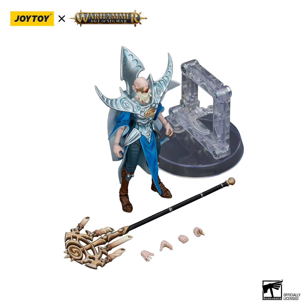 [EN STOCK] JOYTOY Warhammer 40K 1/18 figurine Stormcast éternels les Blacktalons 5 pièces Anime modèle militaire jouets Collection