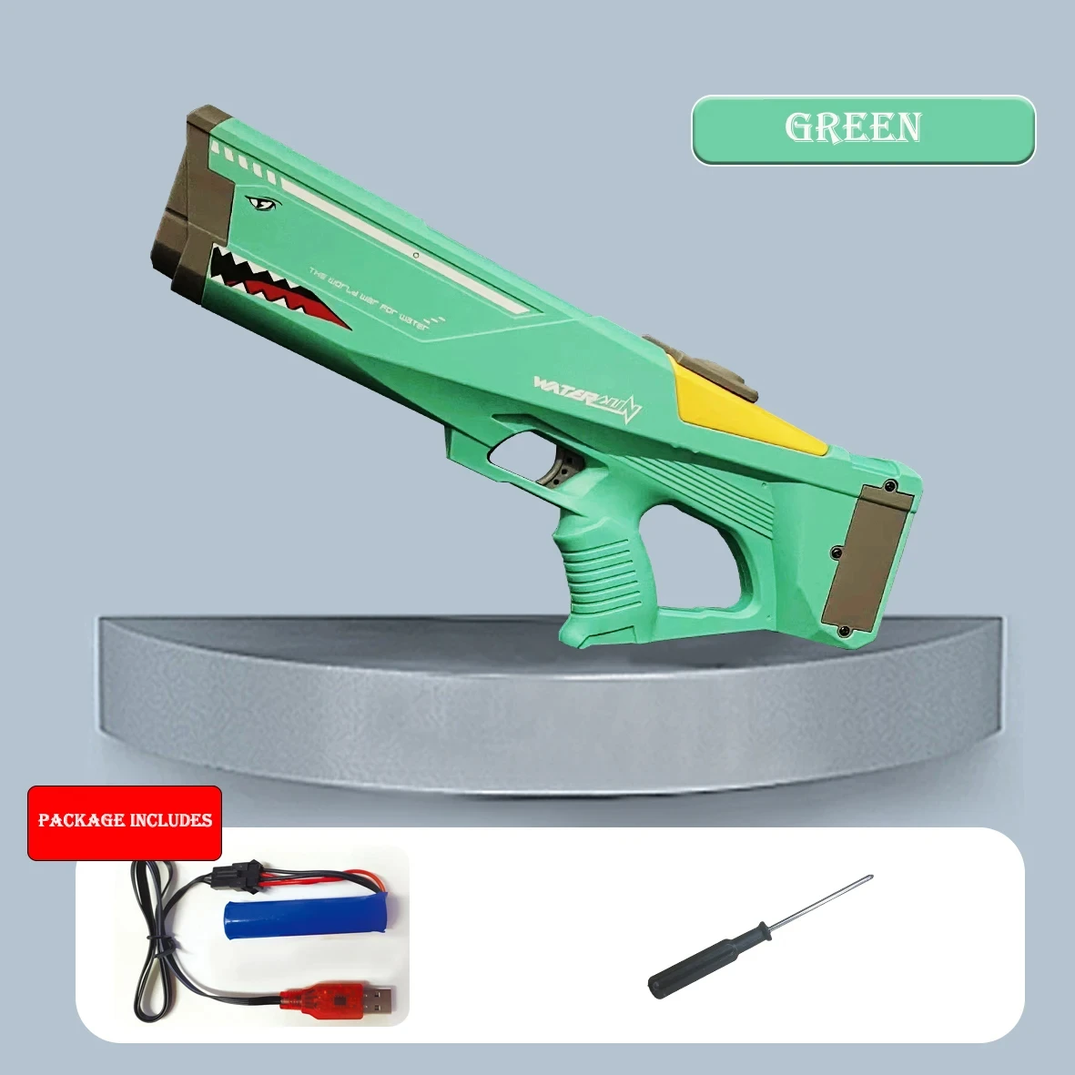 

Adult Beach Battle Shooting Fully Automatic Electric Continuous Water Gun Toy, Super Large 1L Powerful Water Spray Boy Toy Gift