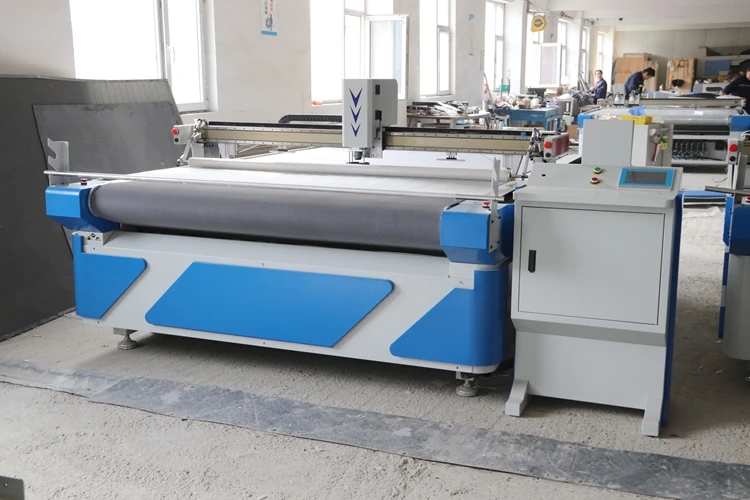 Fully Automatic Digital Fabric Cutting Table With Vision Multi Layer Non-woven Fabric Cutting Machine Price