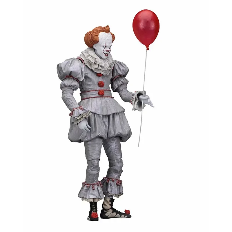 [Funny] 20cm NECA Stephen King's It Pennywise Joker Clown Halloween Day Horror Movie Doll PVC Action Figure Collectible Model