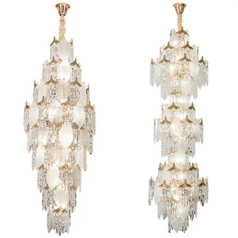 

Postmodern villa empty living room hollow