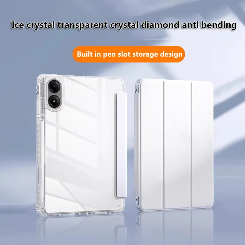 حافظة أكريليك شفافة لهاتف هواوي MatePad SE 11 2024 11.5 S 2025 جديد 11.5 11 PaperMaatte Pro 11 SE 10.4 Pro 10.8 مع فتحة قلم