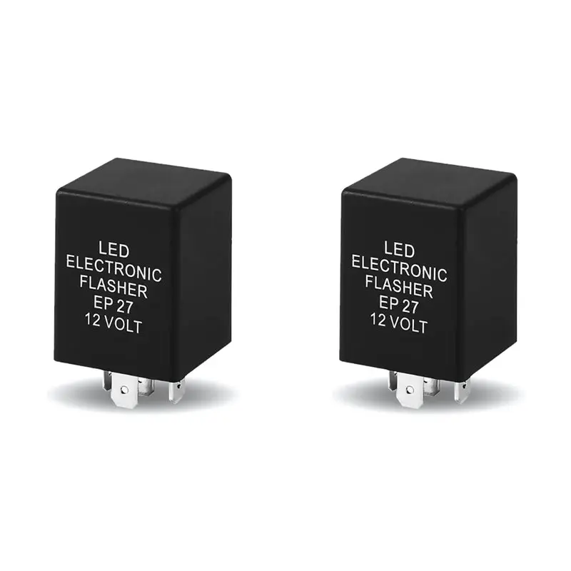 A27F-2X EP27 LED Flasher Relay, 5 Pin Flasher Relay For LED Turn Signal,Electronic Flasher Indicator