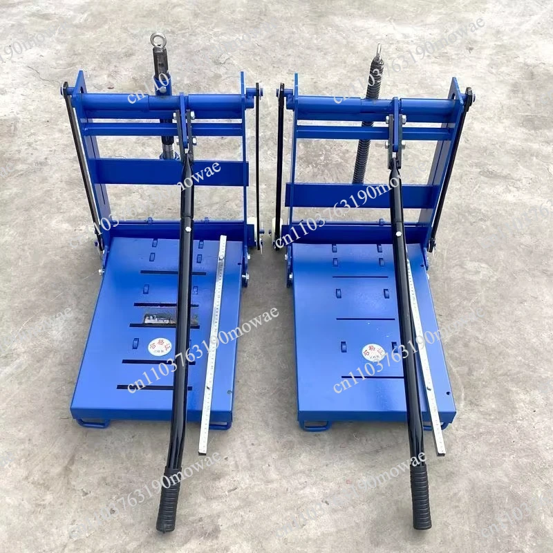 Interlocking Block Cutting Machine For Autoclaved Aerated Concrete Simple Operation Blue Brick Cutter Equipment