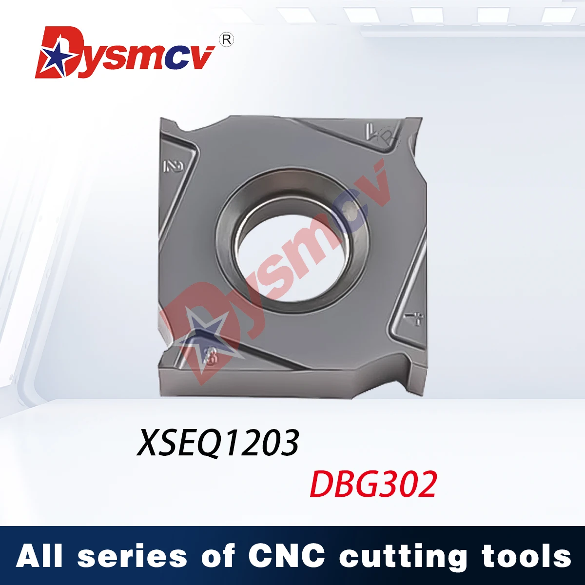 

10 шт. XSEQ1202 XSEQ1203 XSEQ12T3 XSEQ1204 XSEQ12T4 DBG302 Токарный станок с ЧПУ Фрезерная вставка Торцевой и боковой резак Серия XSEQ Режущий инструмент