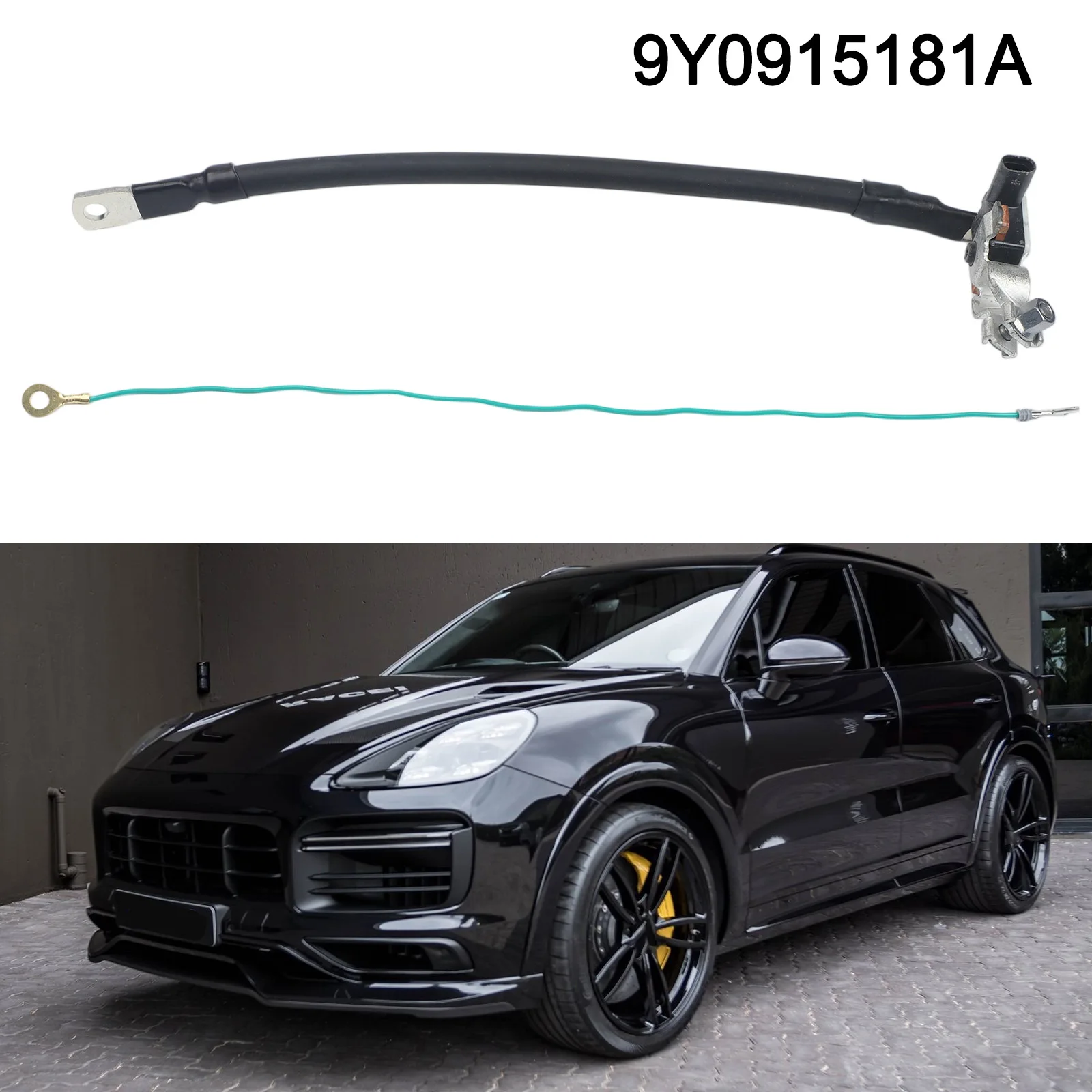 Battery Cable 9Y0915181A for Porsche For Cayenne 2018-2023 Replacement Part Designed for Direct Fit and Long-Term Use
