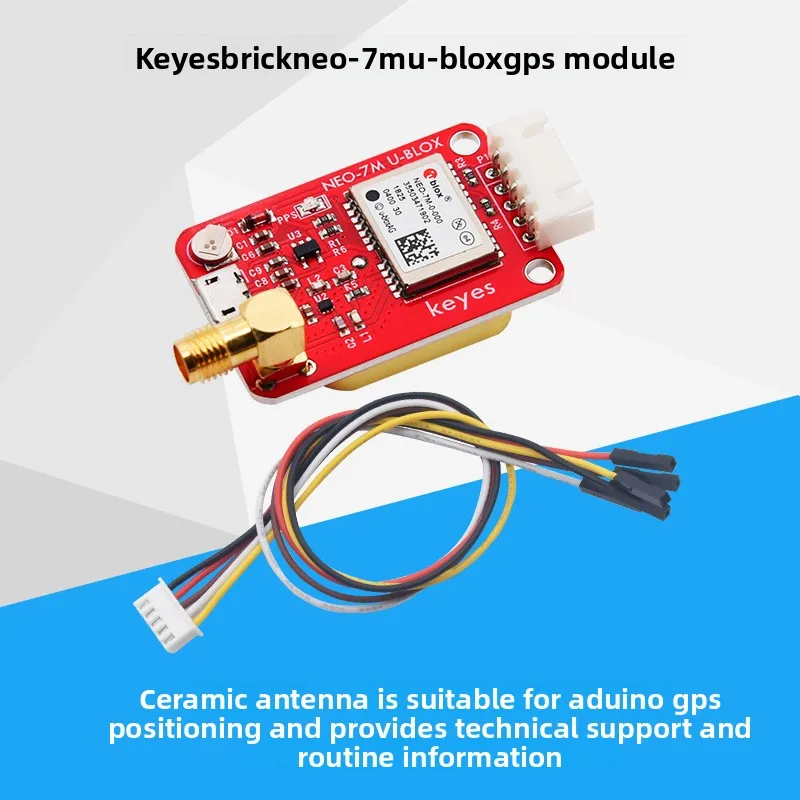 

Keyes NEO-7M GPSModule Satellite Positioning Onboard Ceramic Antenna Compatible with Serial Port Driverarduino
