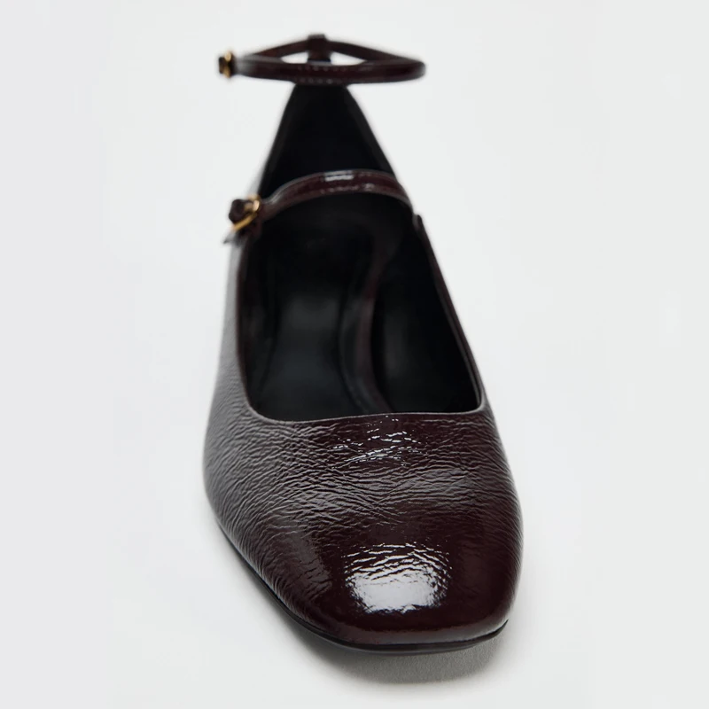 

Весна-лето, новые женские oes с эффектом бархата, двойные синие туфли Мэри Джейн, средний каблук, студенческая резиновая подошва Sle Faion Single oes