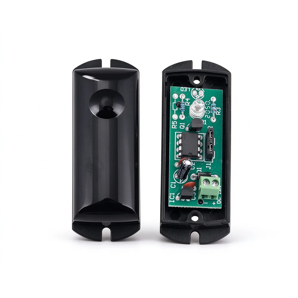 Indoor Outdoor PIR Motion Detector IP44 Mini Single Beam Infrared Anti-theft Alarm Ultraviolet Filtering Function Wired Sensor