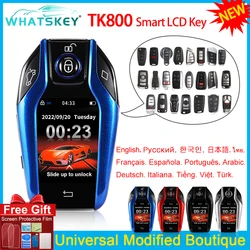 Universal TK800 Multi-language Modified Smart Remote Key LCD Screen Display For BMW For Audi For Peugeot For Toyota For Ford