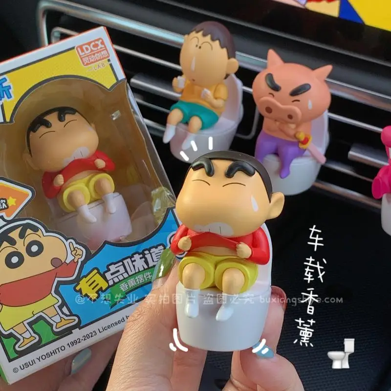 

Kawaii Crayon Shin-Chan померизаэмон, автомобильное украшение для выхода воздуха, украшение для кондиционера, зажим для декорирования вентиляционного отверстия, автомобильные аксессуары