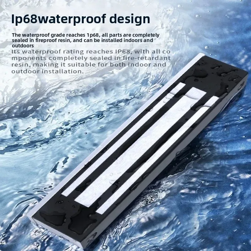 KOB Explosion-proof Magnetic Lock with Exposed Waterproof Signal Feedback Stainless Steel Access Control Electromagnetic Lock