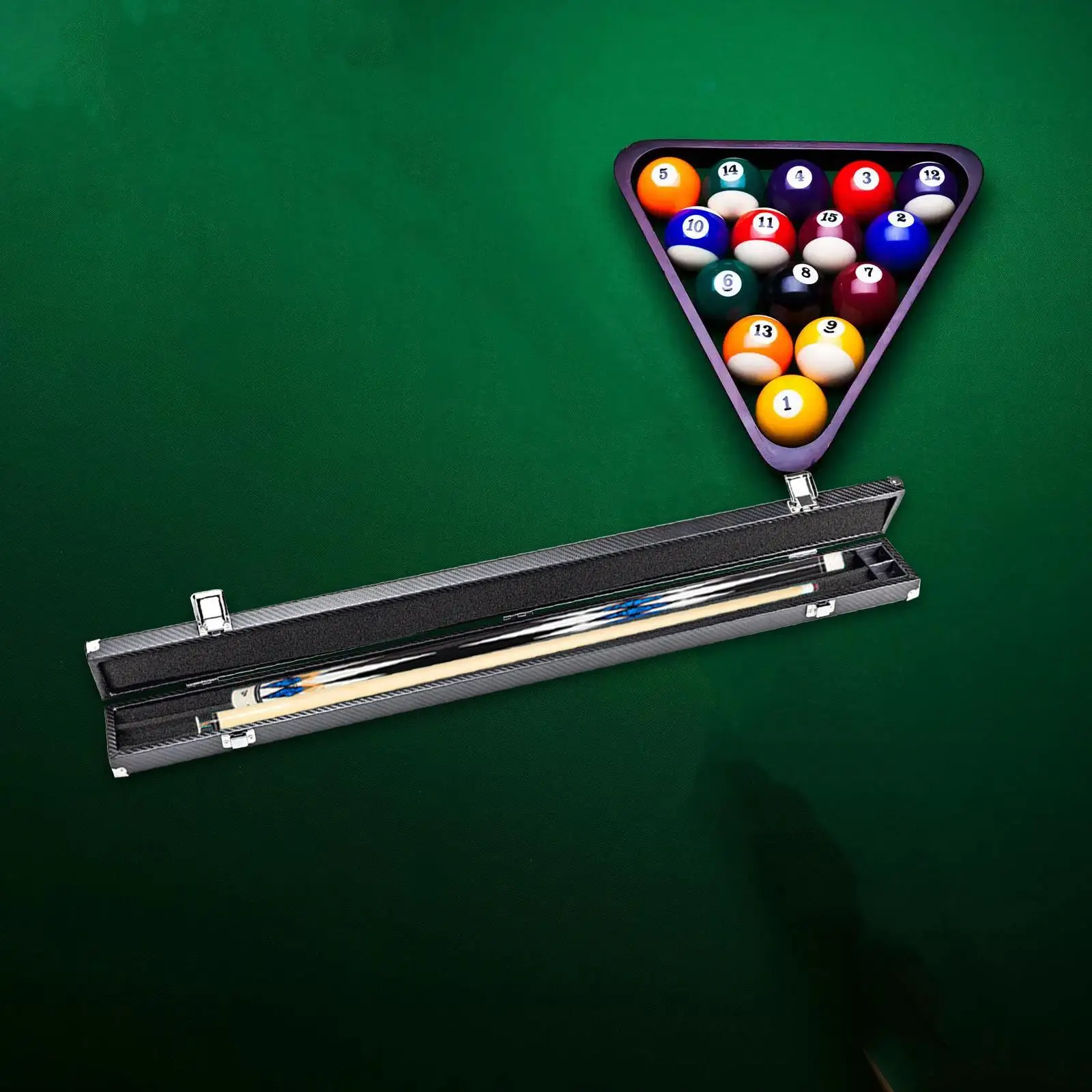 1/2 tongkat biliar tas tangan pelindung meja tongkat Billiard kotak tongkat biliar