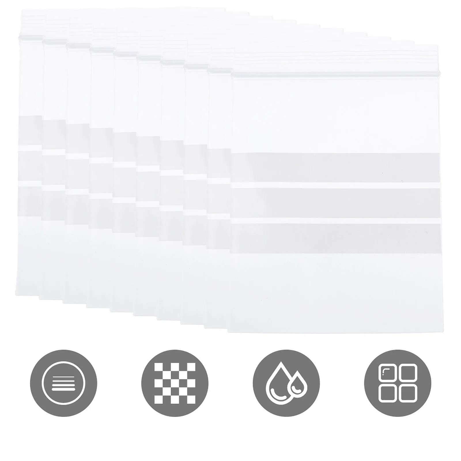 

400 Pcs Thick Food Bags Self Sealing Snack Storage Pouches for Pills Vitamins Portable Travel Packing Sealable Grocery Container