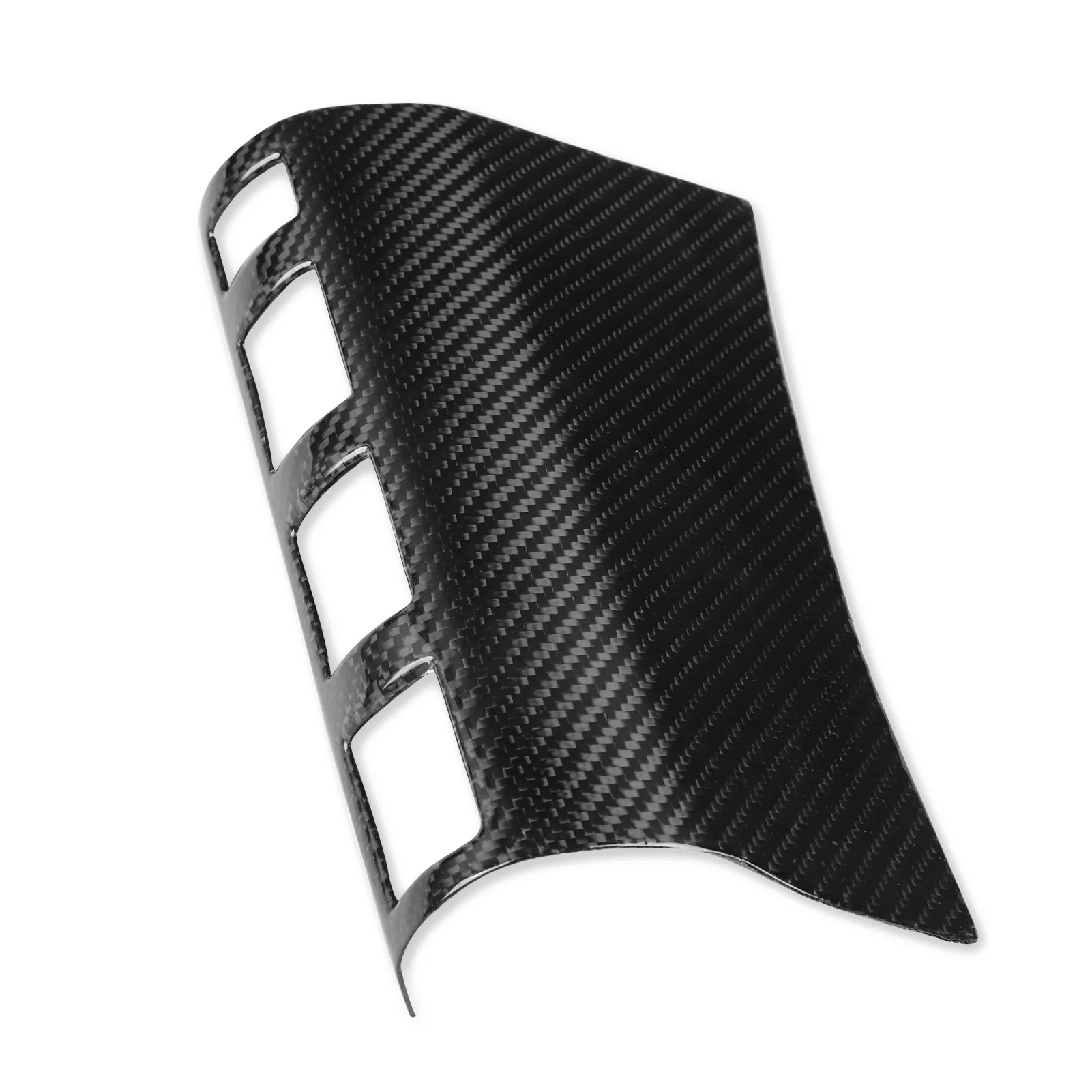 For Nissan GTR R35 2008-2016 Real Carbon Fiber Center Console Warning Light Switch Button Panel Frame Decorative Accessories