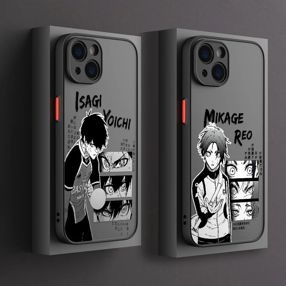 Blue Lock Yoichi Meguru Phone Case for Samsung Galaxy S25 S24 S23 S22 S21 S20 Ultra Plus 5G Transparent Matte Hard Cover
