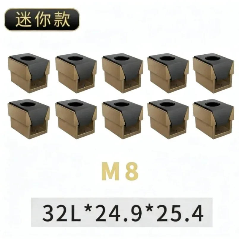

M4 M6 M8 CNC Batch Product Processing OK Precision Fixture Multi Station Fixed Small Inner Support Clamping Block 10PCS