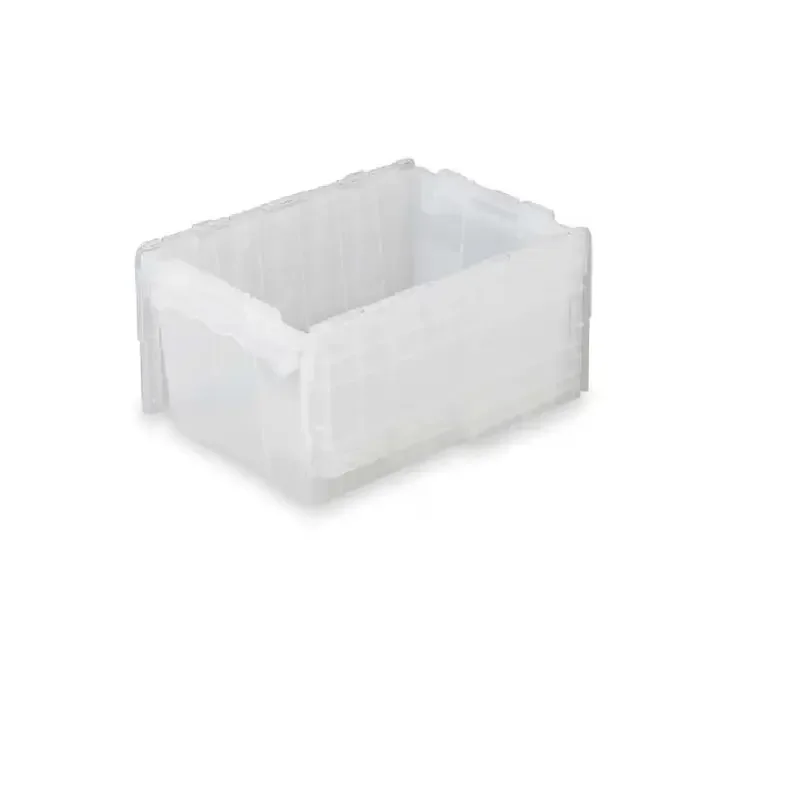 

Translucent Attached Lid Container, Plastic, 13.46 gal Volume Capacity