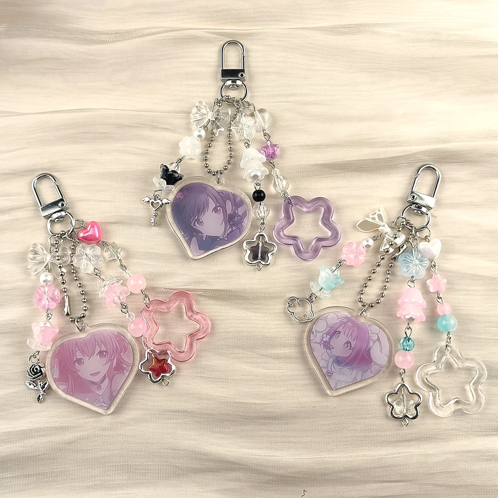 Matching Keychains Project Sekai Mizuki and Ena