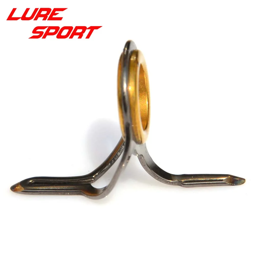 

LureSport, 10 шт., направляющая нога, серая стальная рама, Золотое кольцо, направляющая, удочка, Строительные Компоненты, ремонт, DIY аксессуары