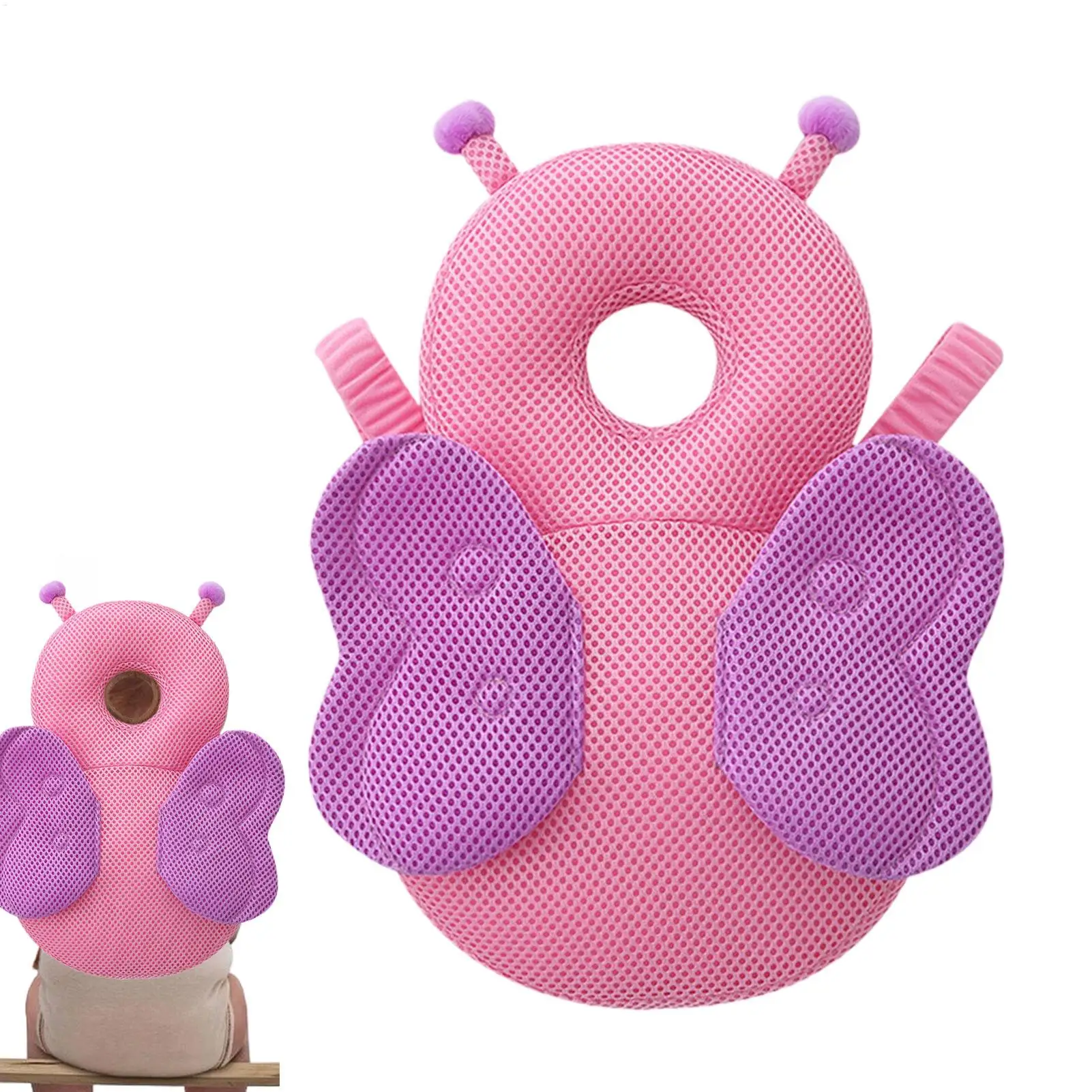 

Head Protection Back Pack For Baby Head Protection Pillow Adjustable Safety Pad For Crawling Walking Outdoor Activities Park