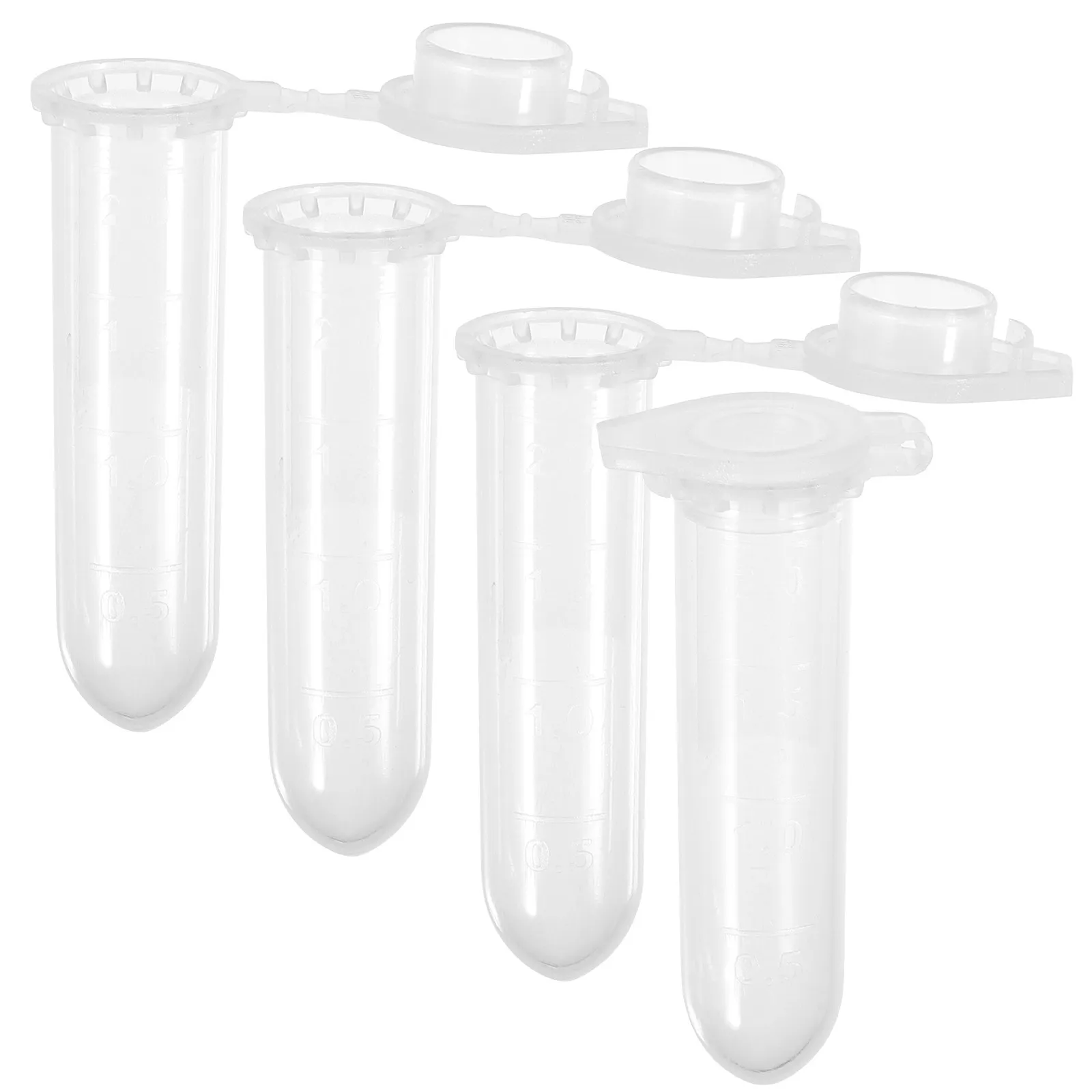 

500Pcs Micro Centrifuge Tubes 2Ml Polypropylene Lab Centrifuge Tube High Temp Sterilizable Leak Proof Transparent