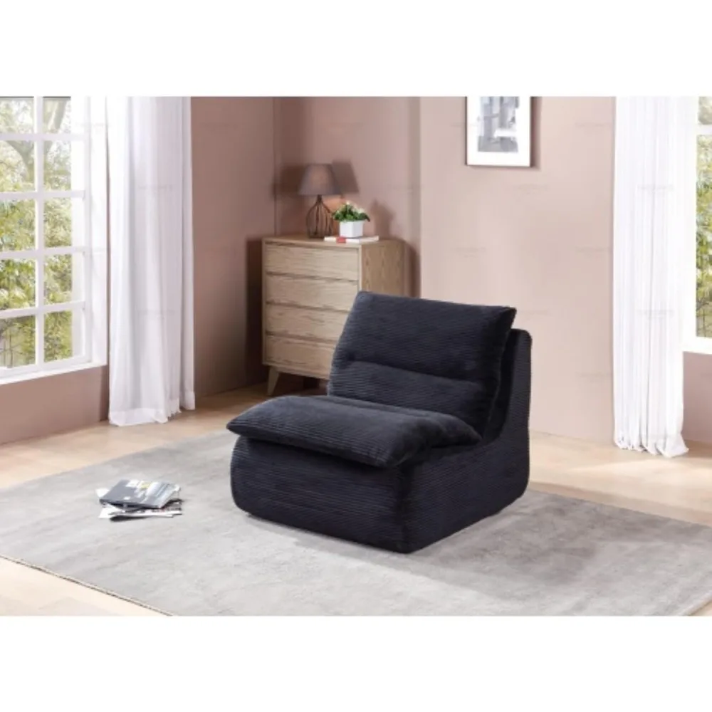 Single Sofa Chair, Soft Compressed Leisure Bean Bag, Suitable for Living Room, Bedroom and Study, Comfortable and Stylish Seat,