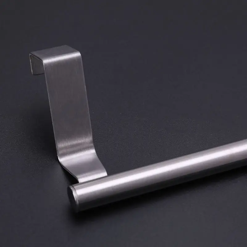 Stainless Steel Towel Bar Expandable Over Door Cabinet Cupboard Shelf Rack