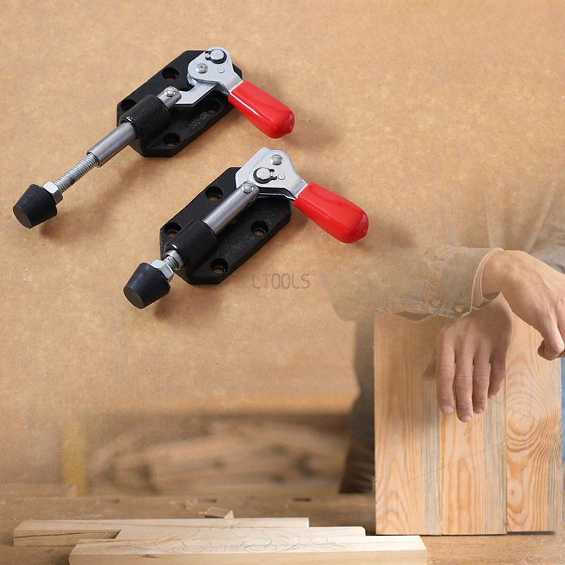Push-pull Small Quick Clip Galvanized Iron Woodworking Table Fixing Clamp Adjustable and Extendable 20m Clamp Locking Pliers DIY