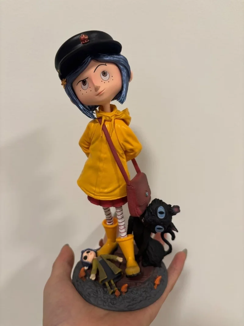 Coraline Action Figure 7 Inch Movie Version Yellow Raincoat Collectible Pvc Model Decor For Collection Enthusiasts Ideal Gift view 4