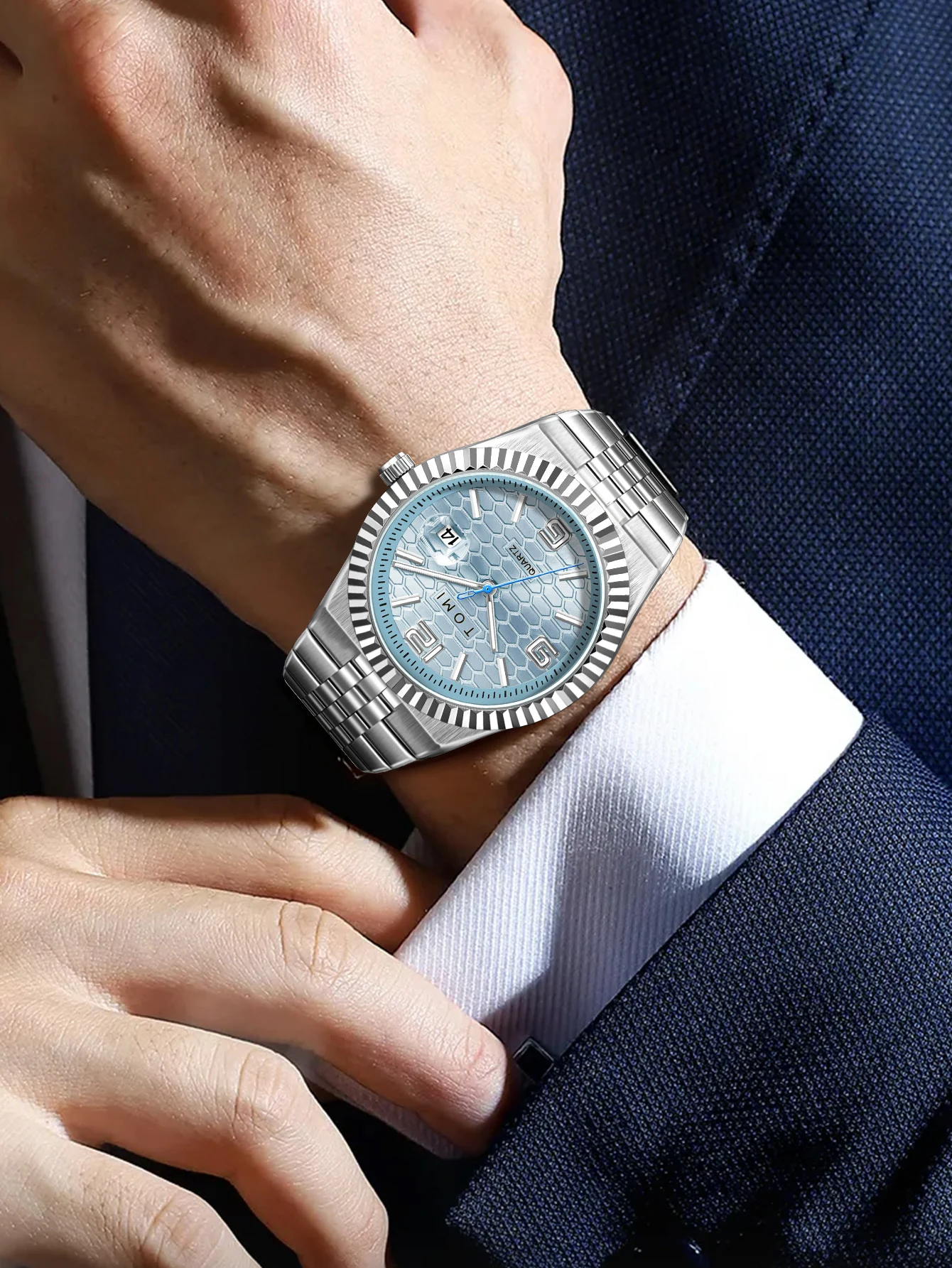 TOMI Relógio Masculino de Luxo - Cufflink Box Set avaliação e preço