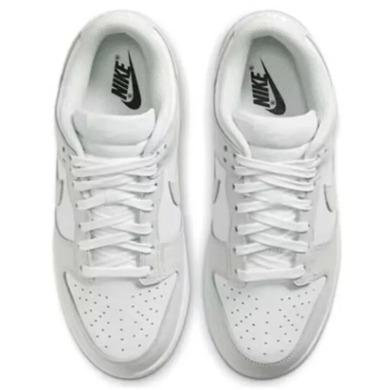 Nike Dunk Low feminino clássico baixo-top novo retro leve respirável tênis esportivos casuais