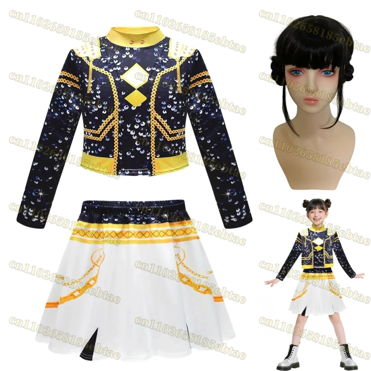

K-POP Movies Demon Hunters New 2025 Cosplay Costume Rumi Zoey Mira Cosplay Girls Style Kids Stage Performance Clothes Halloween